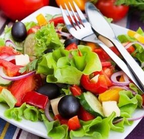 ensalada de vexetais para a artrose do ombreiro